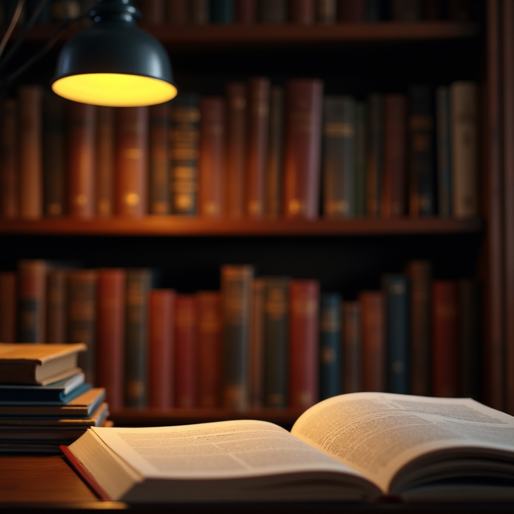 Bücher über Verhaltensökonomie auf einem Schreibtisch, akademisches Umfeld